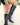 Hohe Maud PU-Stiefel in Schwarz - Foto 1