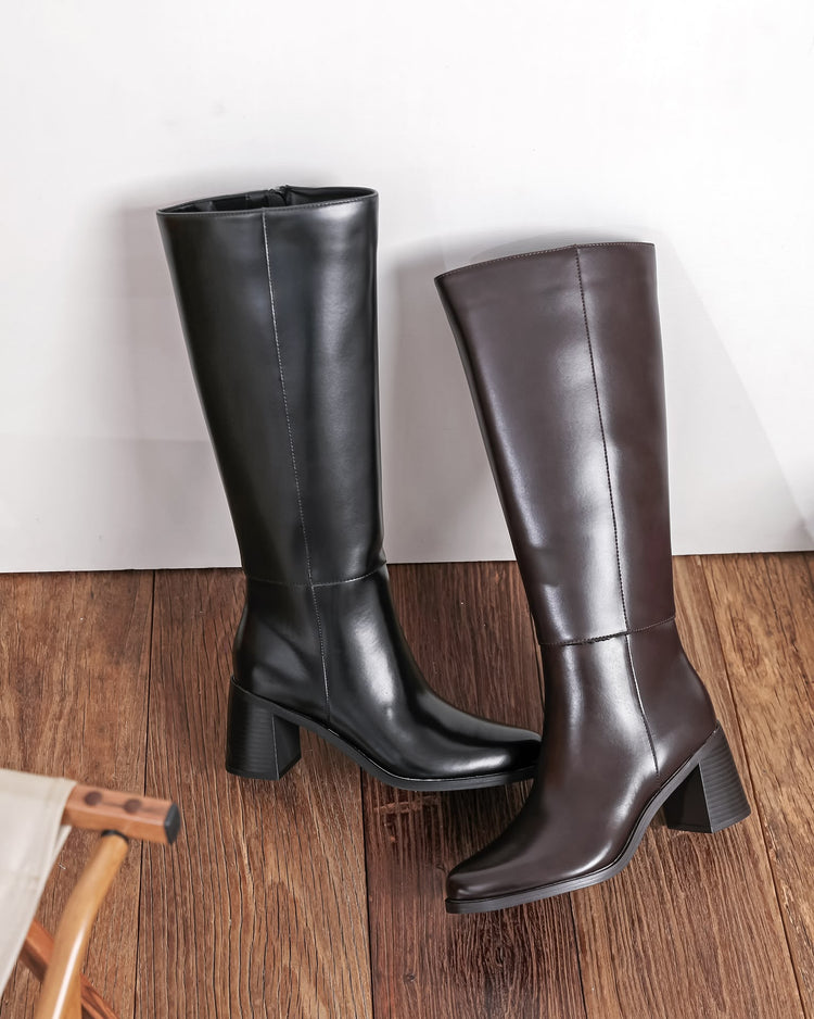 Bottines hautes Merel en noir