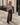 Off Shoulder Stripe Sweater in Taupe - lifestyle
