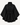 Poncho Chaira in Black – packshot voorkant