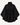 Poncho Chaira in Black – packshot voorkant