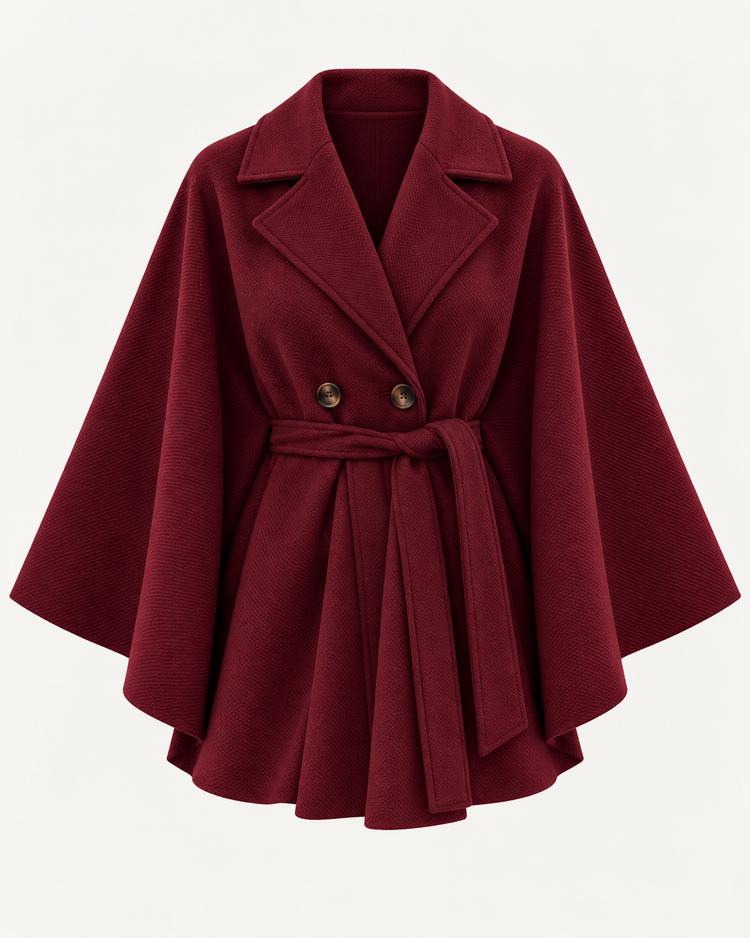 Poncho Mary – Burgundy – voorkant