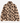 Print Fleece Vest in beige