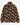 Print Fleece Vest in brown