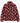 Print Fleece Vest in burgundy