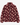 Print Fleece Vest in burgundy