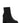Rina Heel Boot Black - widok z przodu czarne zamszowe botki na obcasie klockowym