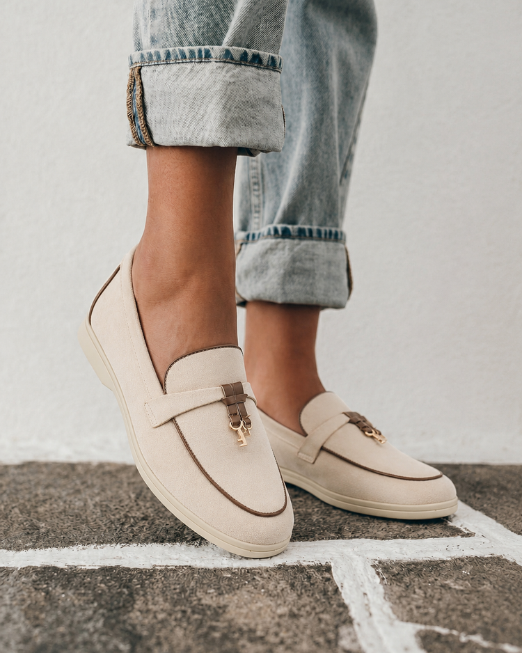 Shanna Beige Loafers