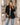 Suedine Blazer in Black – spiegelselfie