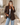 Suedine Blazer in Brown – spiegelselfie
