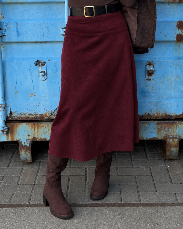 Suedine Maxi Rok