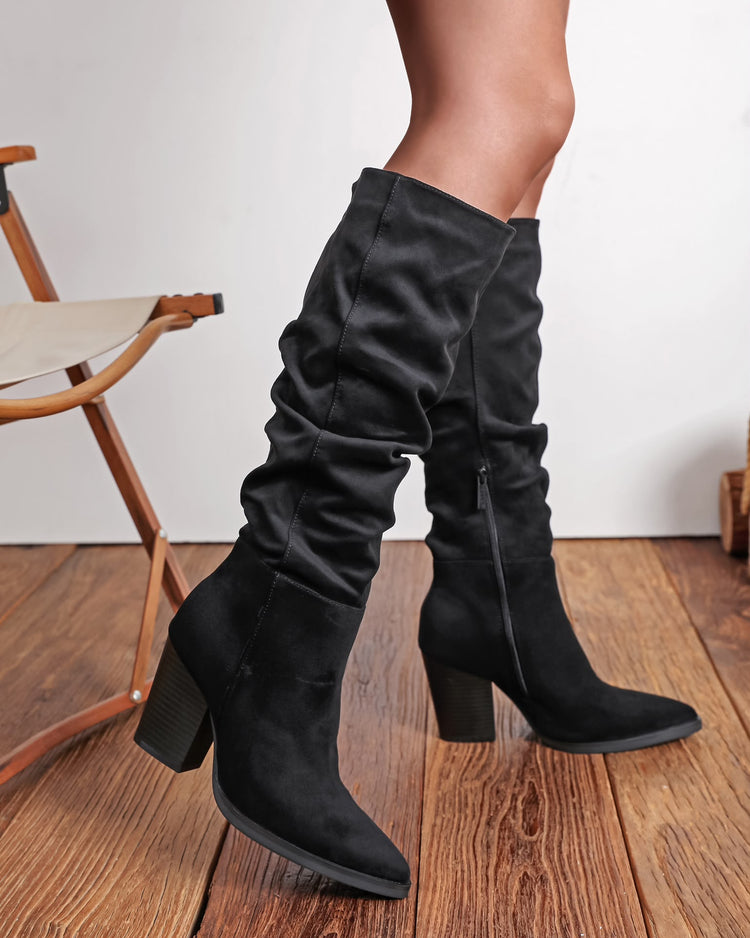 Bottes hautes Marga - Noir
