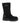 Halbhohe schwarze Stiefel mit Schnallen