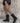 Halbhohe schwarze Stiefel mit Schnallen