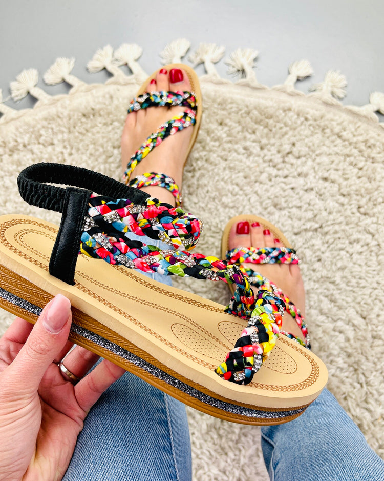 Carina Black Slipper