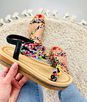 Carina Black Slipper