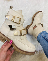 Lidia Beige Boots
