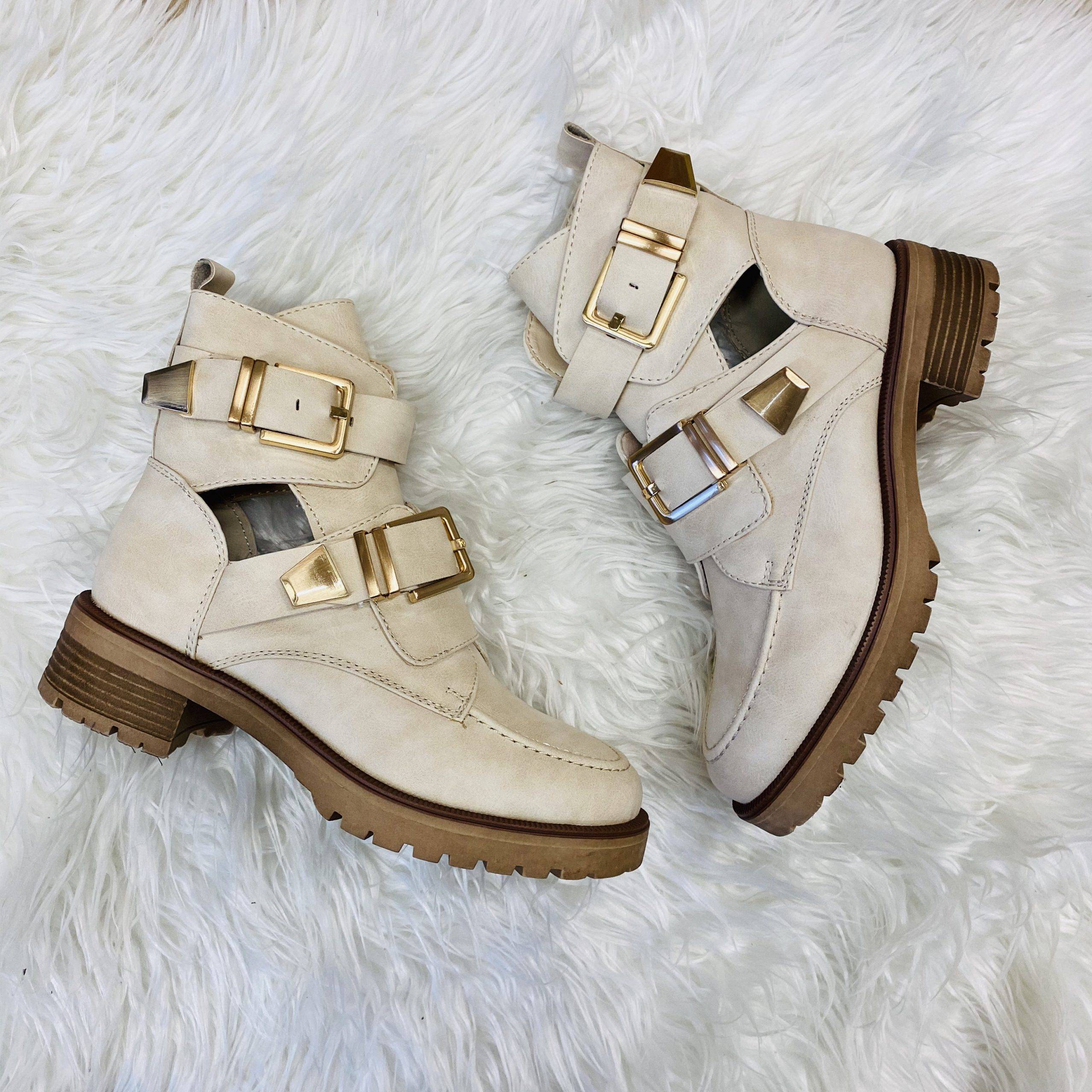 Lidia Beige Boots