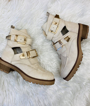 Lidia Beige Boots