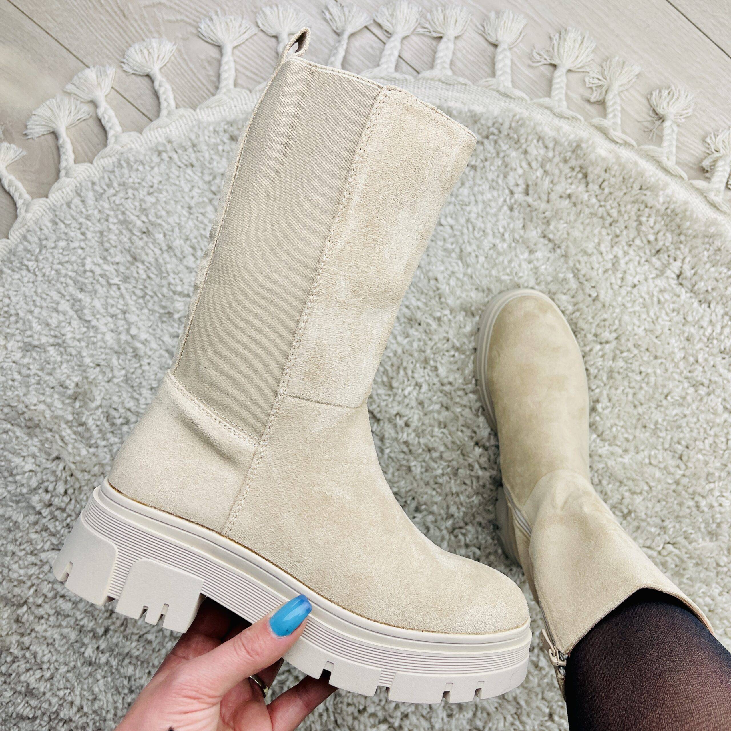 Elisa Beige Boots